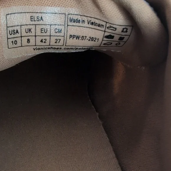 Vionic Women's Elsa Light Grey Nubuck Suede size 10 - Picture 7 of 7